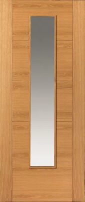 Internal Tigris Oak Pre-Finished (CLEAR GLASS) Door