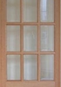 Hardwood 12L Park Lane - Clear Bevelled Glass DG