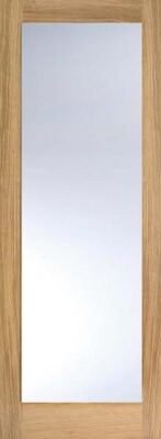 Hardwood Pattern 10 (CLEAR BEVELLED GLASS) Un-Finished - DG
