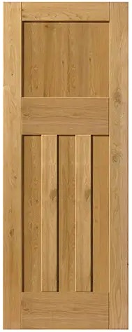 Internal Rustic Oak Veneered DX Internal Un-Finished Door