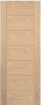 Internal Palomino Oak Un-Finished  Door FD30 44mm Fire Door