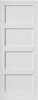 Internal Montserrat White Primed FD30 44mm Fire Door