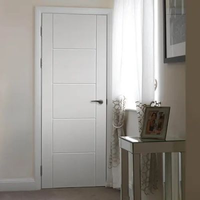 Internal Tigris White Primed Smooth Door - Image 2