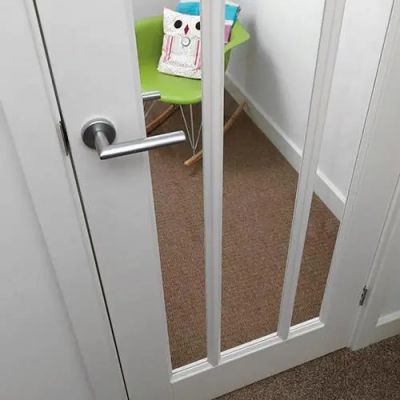 Internal Trinidad White Primed (CLEAR GLASS) DOOR - Image 2