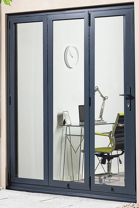 External 6ft ALUVU Folding Doors in Pre-Finished Grey
