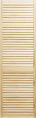 Wooden Open Louvre Doors