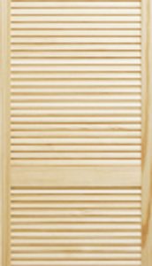 Wooden Open Louvre Doors