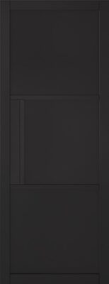 Tribeca 3P Black Pre-Finished Solid Core Door - LPD