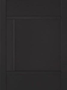 Tribeca 3P Black Pre-Finished Solid Core Door - LPD
