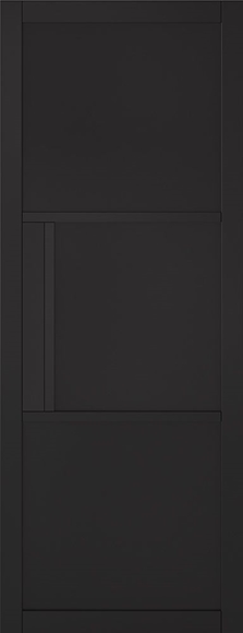 Tribeca 3P Black Pre-Finished Solid Core Door - LPD