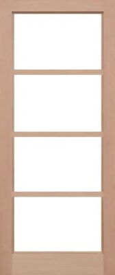 External Hemlock Pattern 50 - Unglazed (No Glass) Unfinished Door