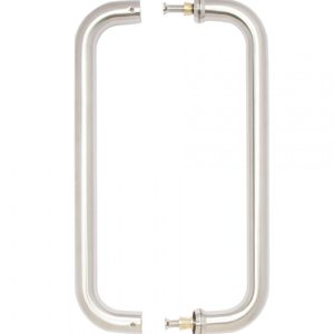 D-Pull Handle Satin Steel 22mm
