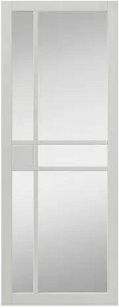 Internal White (CLEAR GLASS) Pre-Finished Door
