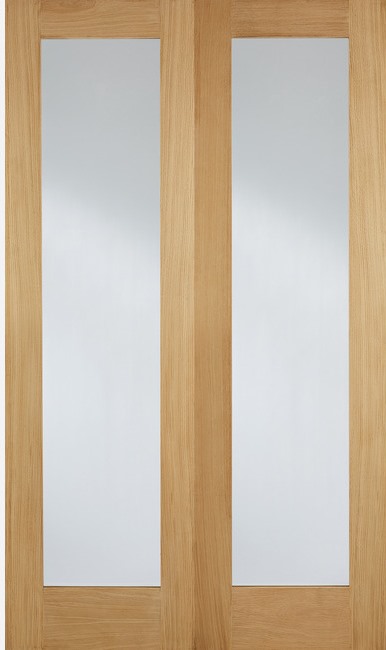Internal Oak Pattern 20 (OBSCURE GLASS) Rebated Un-Finished Door
