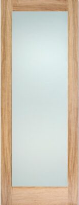 Internal Oak Pattern 10 (OBSCURE GLASS) Un-Finished Door