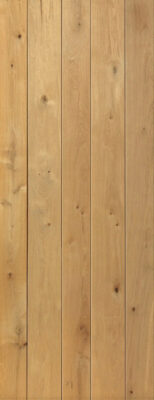 Internal Rustic Oak Veneered Ledged Un-Finished Door