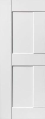 Internal White Primed Eccentro Smooth Finish Solid Core Door