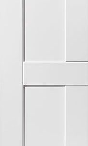 Internal White Primed Eccentro Smooth Finish Solid Core Door