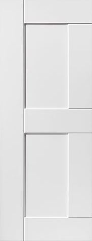 Internal White Primed Eccentro Smooth Finish FD30 44mm Fire Door