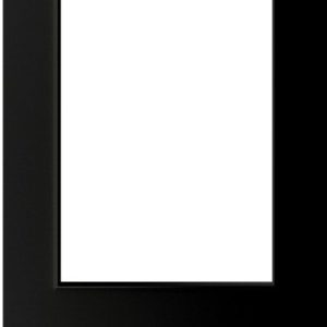Internal Black Sandringham (CLEAR GLASS) Pre-Finished Door