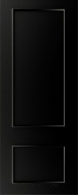 Internal Black Sandringham Pre-Finished Door