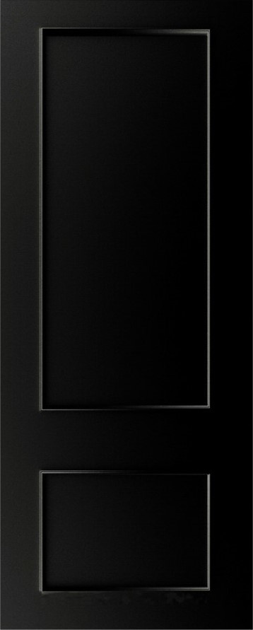 Internal Black Sandringham Pre-Finished Door