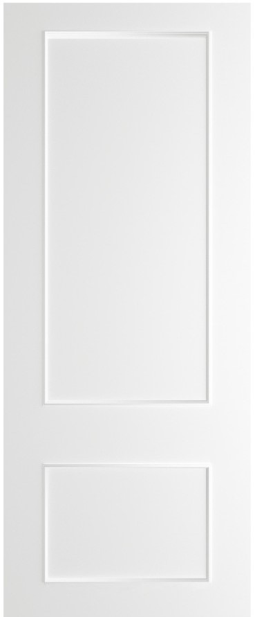 Internal White Primed Solid Core Sandringham Door