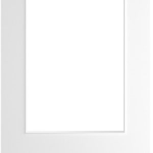 Internal White Primed Solid Core Sandringham (CLEAR GLASS) Door