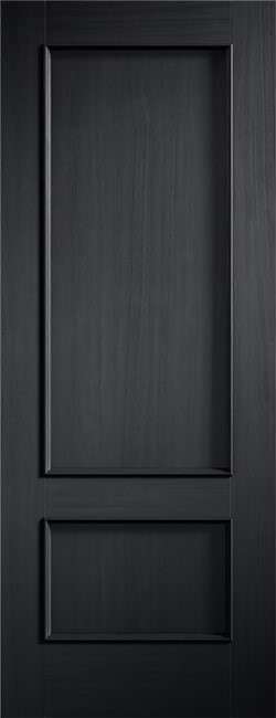 Internal Charcoal Black Murcia Pre-Finished Solid Core FD30 44mm Fire Door - LPD