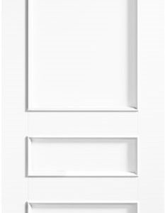 Toledo White Primed FD30 Fire Door - Solid Core - LPD