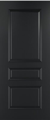 Internal Black Pre-Finished Solid Core Windsor Door