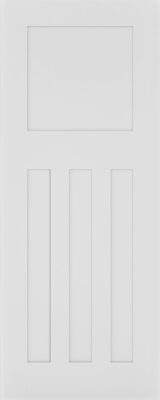 Internal White Primed Cambridge Solid Core Door