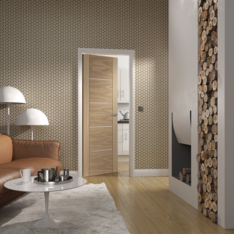 Oak Portici with Aluminium Inlays - Pre Finished - XL - Image 2