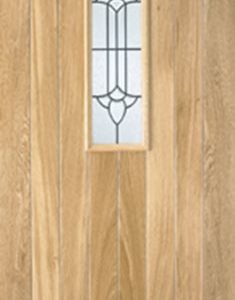 External Oak Westminster (LEAD DOUBLE GLAZED) Un-Finished Door