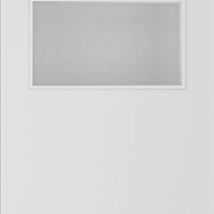Internal Flush White Primed Glazed 02 FD30 44mm Fire Door