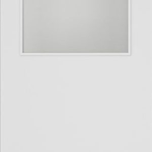 Internal Flush White Primed Glazed 01 FD30 44mm Fire Door