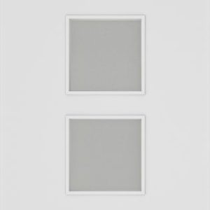 Internal Flush White Primed Glazed 09 FD30 44mm Fire Door