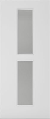 Internal Flush White Primed Glazed 12 FD30 44mm Fire Door