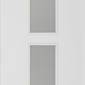 Internal Flush White Primed Glazed 12 FD30 44mm Fire Door
