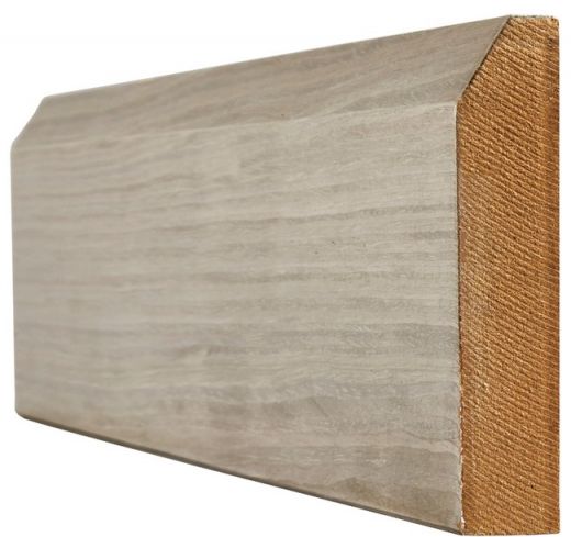 Light Grey Pre-Finished Skirting Chamfered