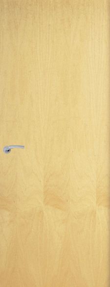 Ash Real Wood Veneer Flush FD30 44mm Unframed - PD