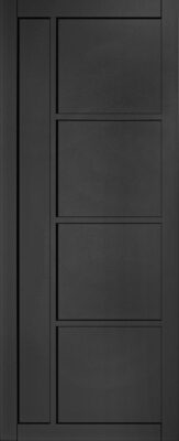 Internal Brixton Black Pre-Finished Solid Core Door