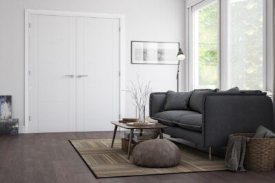 Internal White Primed Seville Rebated Door Pair