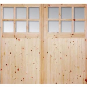 Redwood Single Glazed - FLEMISH GLASS - Traditional Garage Door - 44mm - LPD