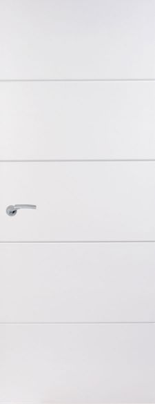Internal White Premium Moulded Horizontal Smooth 4 Line FD30 44mm Door