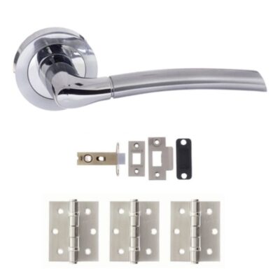 Internal Handle Pack Satin Chrome/Polished Chrome