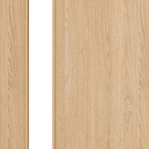 Flush Oak D06 Glazed FD30 44mm Pre-Finished Firedoor - DE