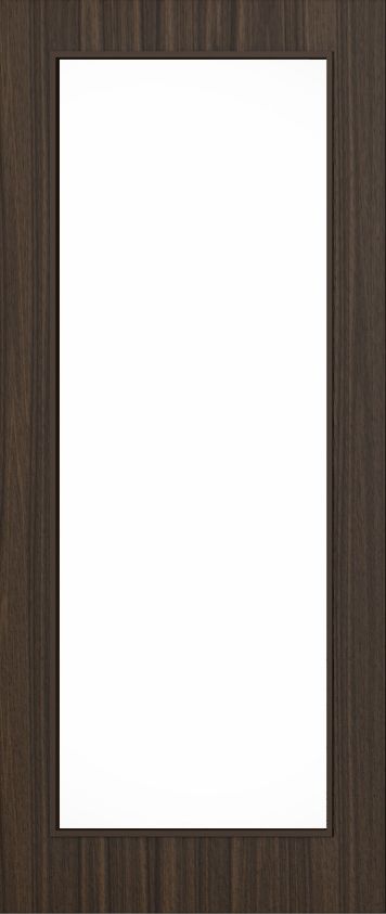 Flush Walnut D05 Glazed FD30 44mm Pre-Finished Firedoor - DE