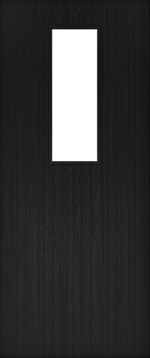 Internal Flush Dark Grey Ash Pre-Finished 14 Glazed FD30 44mm Firedoor