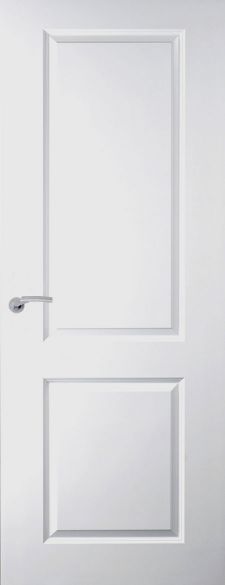 Internal White Primed 2 Panel Square Top FD60 54mm Smooth Door